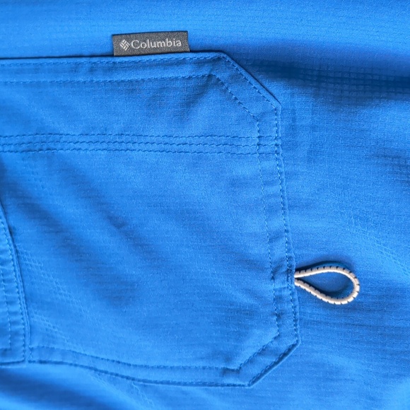 Columbia Vibrant Blue Long Sleeve Shirt - Picture 3 of 6